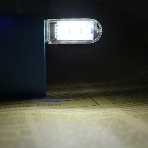 Luz De Lectura Usb Mini Portátil Led Llavero Paquete De 5 Color De La Estructura Color De La Pantalla