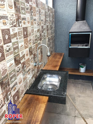 Imagem 9 de 21 de Lindo Sobrado De 170 M²/ 3 Suites/área Gourmet/piscina/3 Vagas À Venda Em Arujá. - Ca00317 - 69931040