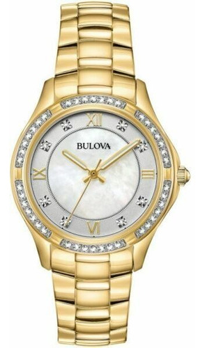 Reloj Mujer Bulova Analog Display Acero Inox 98l256