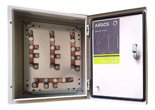 Centro De Distribución Trifasico P/ 3 Serv Trifasicos 4/0awg Gris