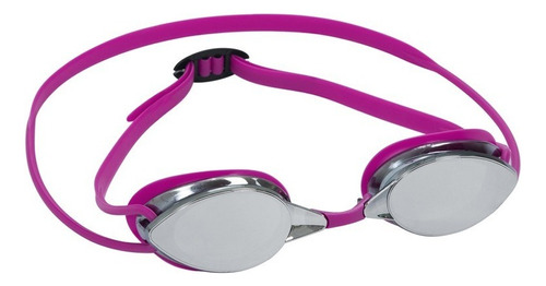 Goggles Para Adulto Natación Lente Espejo 14 Años Filtro Uv Color Violeta