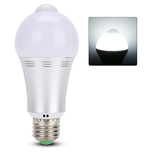 Bombilla Led Sensor De Movimiento Pir E27 De 7w, Bombil...