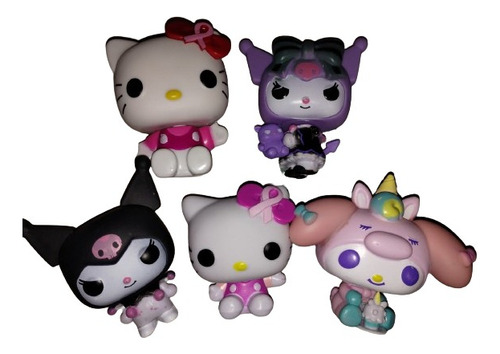 Figuras Hello Kitty Y Amigos Kit De 5 Figuras