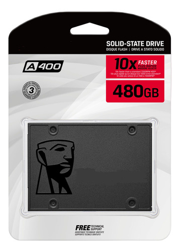 Disco De Estado Sólido 480 Gb Kingston A400 (ssd)