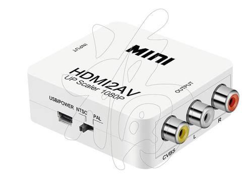 Convertidor Adaptador De Hdmi A Rca.