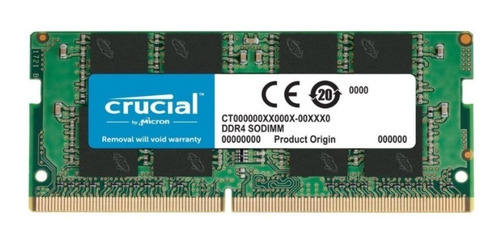 Memoria P/notebook Crucial Sodimm Ddr4 4gb Ct4g4sfs8266