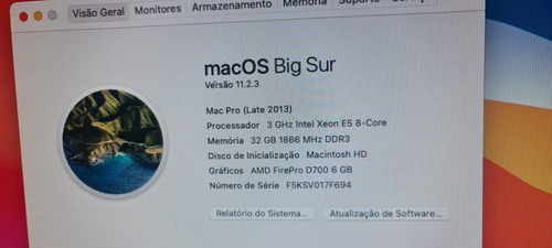 Imagem 8 de 8 de Apple Mac Pro Late 2013 Xeon Octa Core 32gb Ram 1tb Ssd