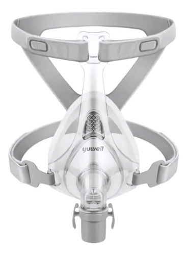 Máscara Oronasal Com Apoio De Testa Full Face Yuwell Yf-01
