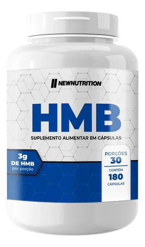 Hmb 3g Hidroximetilbutirato 180 Cápsulas Newnutrition Sabor