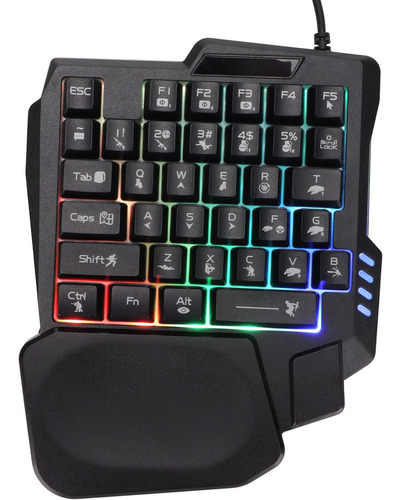 Archuu Teclado Mecánico Juegos Con Una Sola Mano, Teclado Al