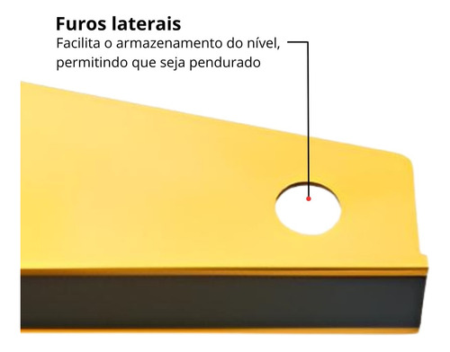 Nível 30cm Magnético Imã + Esquadro Aço 12pol Cabo Metal