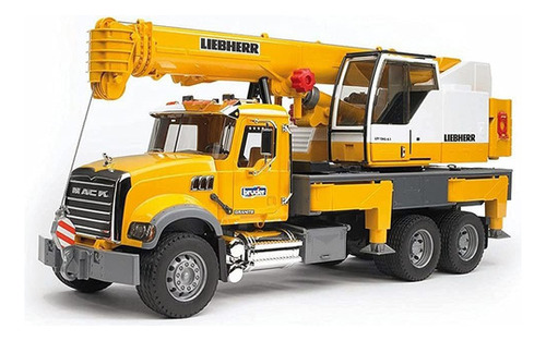 Bruder 02818 Mack Granito Liebherr Camion Grua