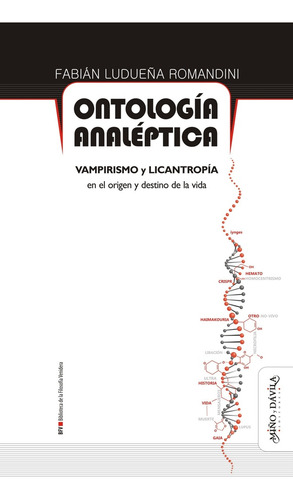 Imagen 1 de 1 de Ontologia Analéptica - Fabian Ludueña Romandini