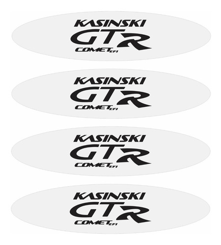 Kit Adesivos Capacete Moto Kasinski Comet Gtr 3d Refletivo