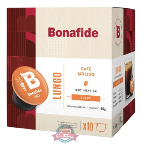 Capsulas Bonafide Lungo Caja X 10un