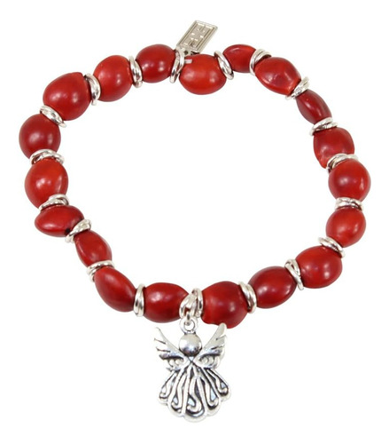 Pulsera Con Abalorio De Protección De Ángel Guardián Para Mu