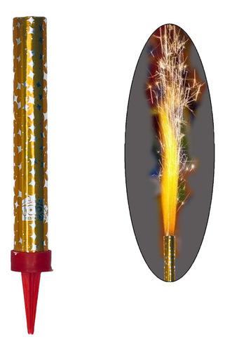 1 Vela Aniversário Vulcão Foguetinho Festa Várias Cores
