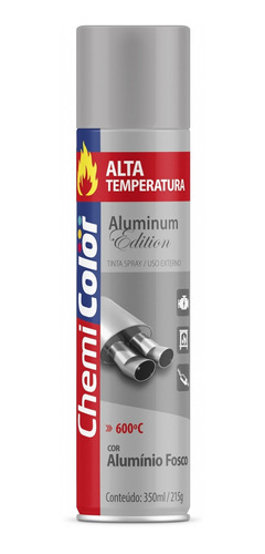 Tinta Spray Alta Temperatura 350ml Chemicolor