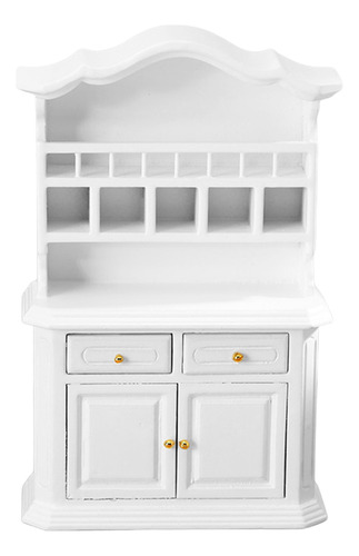 Práctico Mini Simulador De Gabinete De Madera En Miniatura D