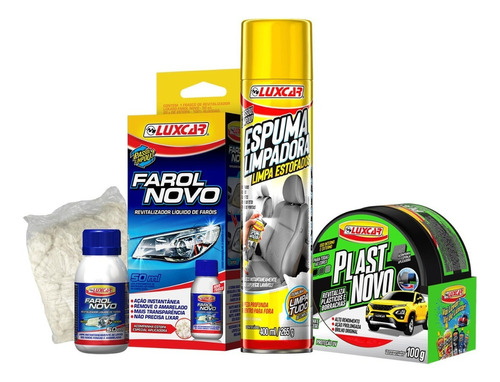 Kit Ultra Renovador Luxcar Com 3 Produtos Incríveis