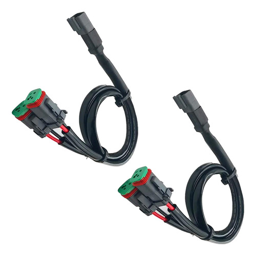 2x Adaptadores Dt Dtp Conectores Cable De Extensión 2 En 1