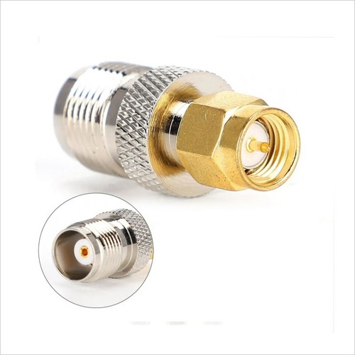 Adaptador Conector Tnc F A Sma-m Antenas Wifi, Rf, Lan, Etc