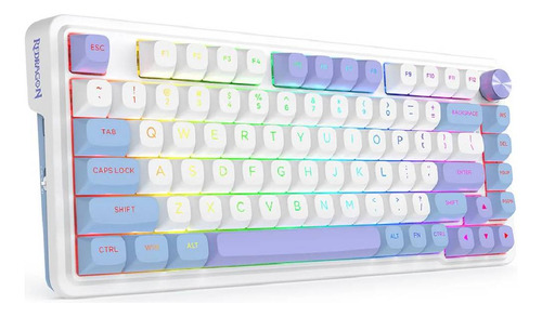 Teclado Redragon Ucal Max K673wbp-rgb-max Mint Mambo