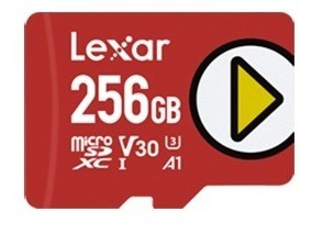 Imagen 1 de 1 de Lexar Msplay 256gb  150mb/s Read, Class 10, U3, V30, A1