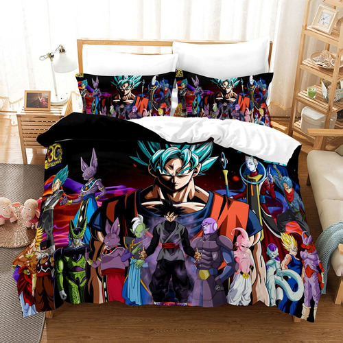 Funda De Almohada Dragon Ball Black Goku .