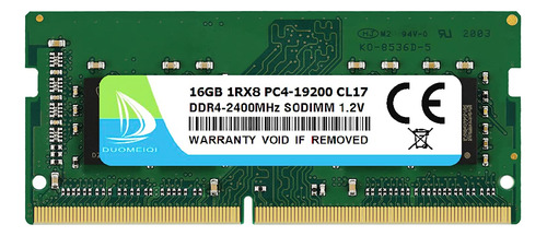 Memoria 16gb 1rx8 Ddr4 2400 Mhz Sodimm Pc4-19200 Cl17