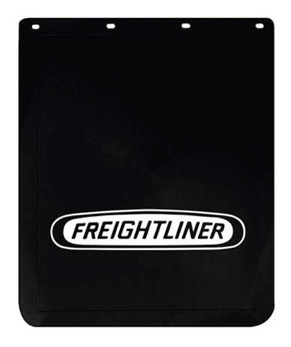  Juego De Lodera Negra  Serigrafiada  Logo Freightliner 2pz