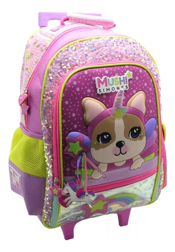 Mochila Escolar De Carro Simones Sofia Unicornio Original 18