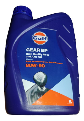 Aceite De Caja Transmision Gulf Gear Ep 80w90 1 Litro