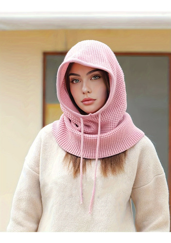 Pasamontañas Con Capucha For Mujer, Bufanda, Resistente Al
