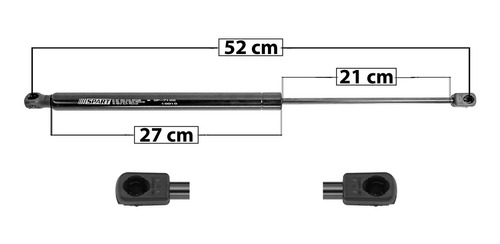 Amortiguador 5ta Puerta Nissan Rogue 2008 - 2014