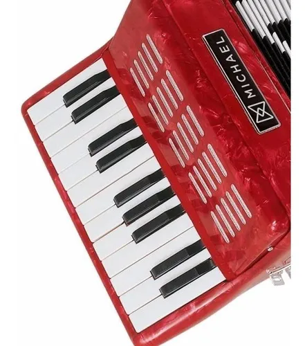 Acordeon Gaita Sanfona Michael Acm0822 8 Baixos Bag Acm 0822
