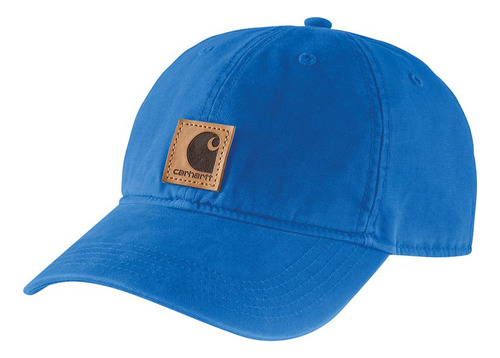 Carhartt Gorra De Lona Para Hombre, Brillo Azul