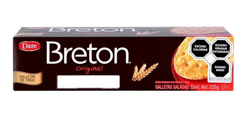 Galletas Saladas De Trigo Breton Original 225 G