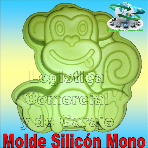 Molde Silicón Modelo Mono Torta Quesillo Gelatina Y Mas