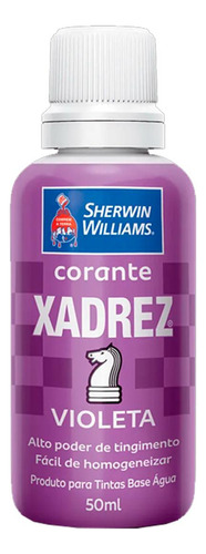 Corante Xadrez Violeta    50 Ml - Kit C/12 Unidades