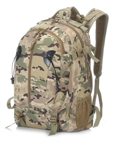 Mochila 10180 Tactica Militar Forest Sistema Molle 35 Lt Color Camuflado