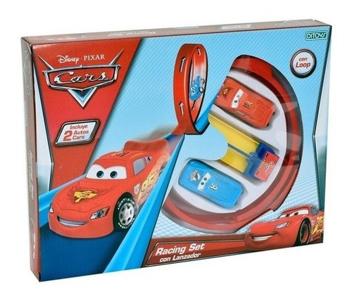 Pista Autos Racing Set Cars 2 Autos Ditoys Original