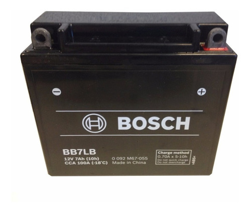Bateria 12n7a3a = Bb7lb Bosch Gel 12v 7ah 