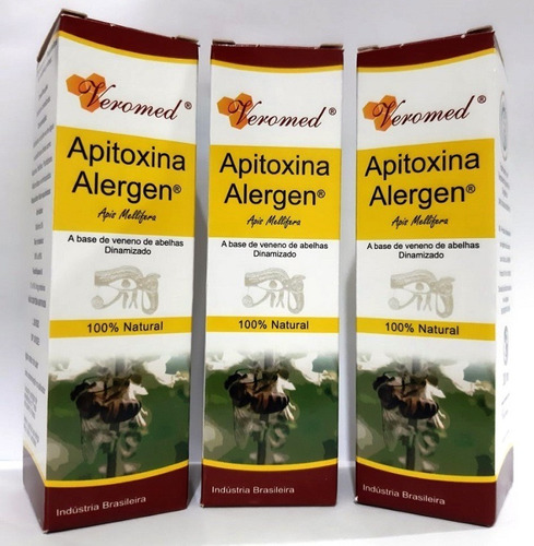 Apitoxina Alergen 30 Ml Veromed 3 Und Antialérgico Natural