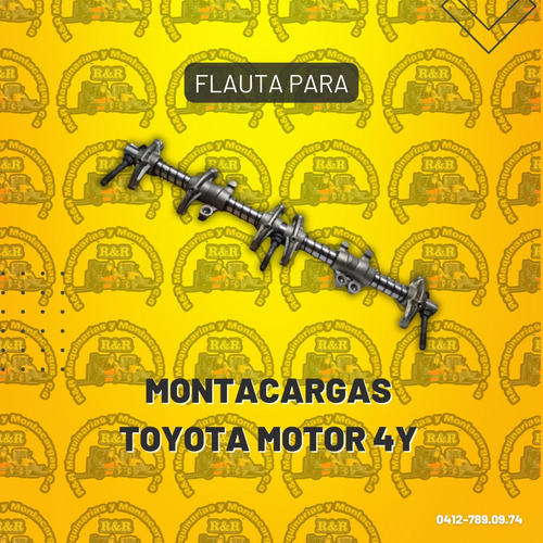 Flauta Para Montacargas Toyota Motor 4y