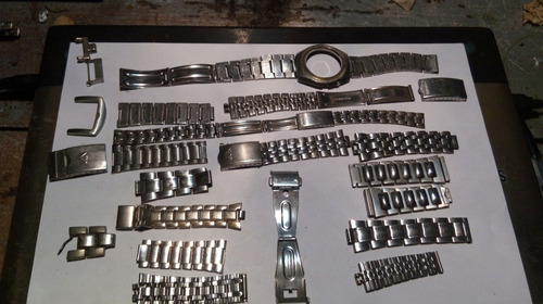 Otimo Lote Pulseiras De Relogios Antigos Confira