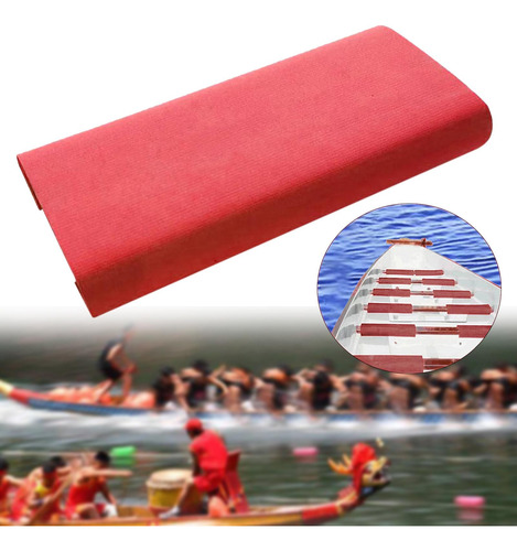 Dragon Boat Seat Durable Para Competición Máquinas De Rojo