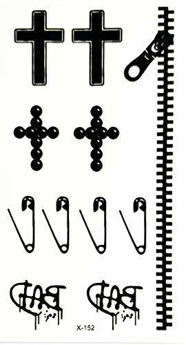 Tatuaje Temporale - Parita Pequeños Tatuajes Cruz Cremallera | Envío gratis Tatuaje Temporale - Parita Pequeños Tatuajes Cruz Cremallera | Envío gratis