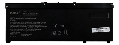 Bateria Hp 15-cx0018tx 15-cx0020nr 15-cx0020tx 15.4v 4450mah