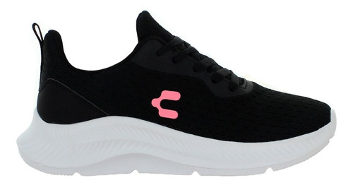 Charly Tenis Deportivo Negro Rosa Mujer 79281